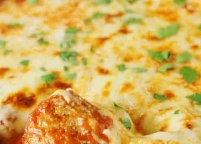 Meatball Parmesan Casserole