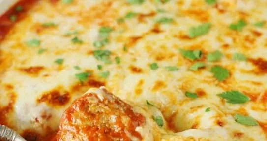 Meatball Parmesan Casserole