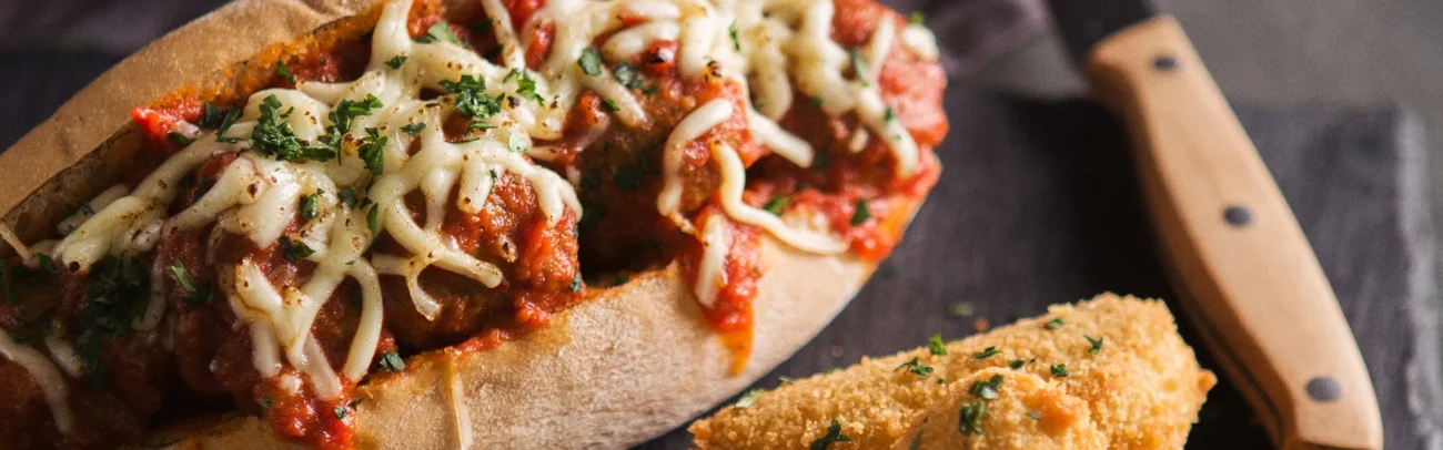 Meatball Sandwiches For A George Foreman