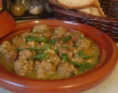 Meatball Tagine With Herbs And Lemon