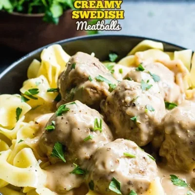 Meatballs With Cream Sauce