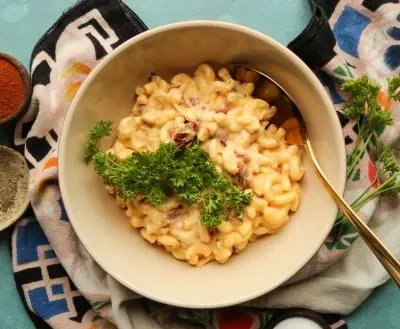 Meatless Italian Macaroni Bake