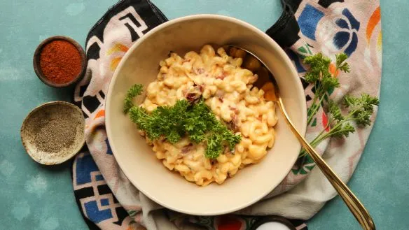 Meatless Italian Macaroni Bake