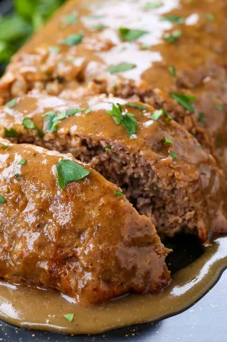 Meatloaf And Brown Gravy