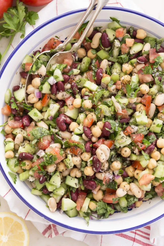 Mediterranean Bean Salad