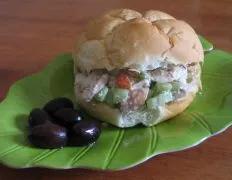 Mediterranean Chicken Salad Sandwiches