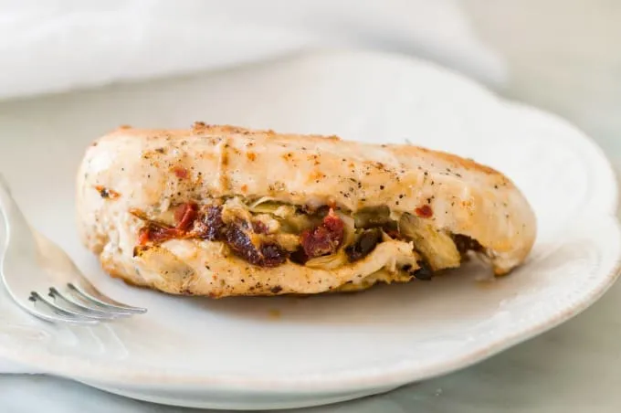 Mediterranean Stuffed Chicken Breasts