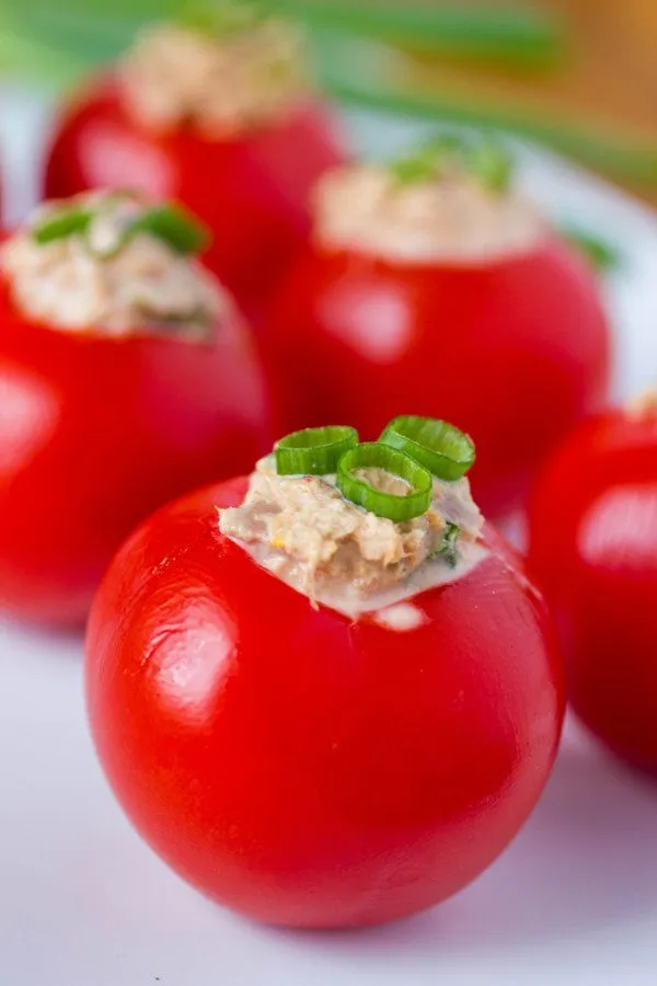 Mediterranean-Style Tuna Stuffed Tomatoes Recipe