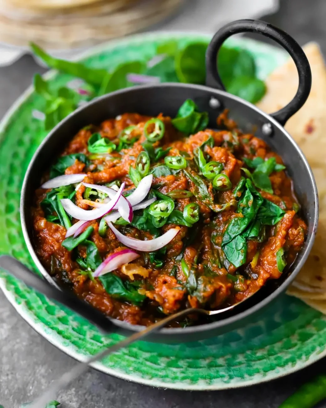 Melting In The Mouth Spinach & Potato Curry