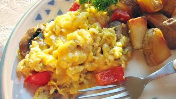 Mexi Egg Scramble Skillet