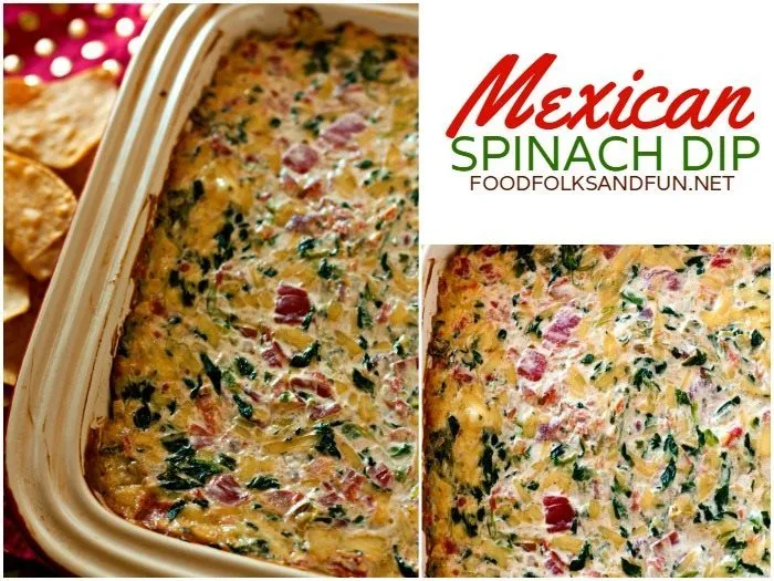 Mexican Spinach Cheese Dip