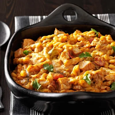 Mexican Style Pasta With Chicken And