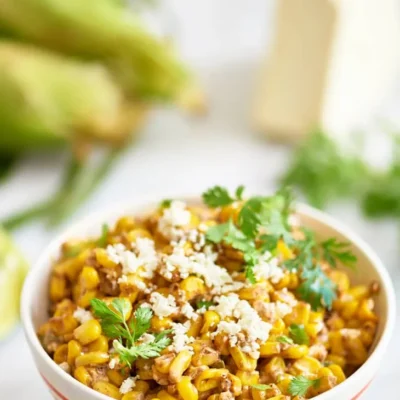 Mexican-Style Warm Street Corn Salad Recipe