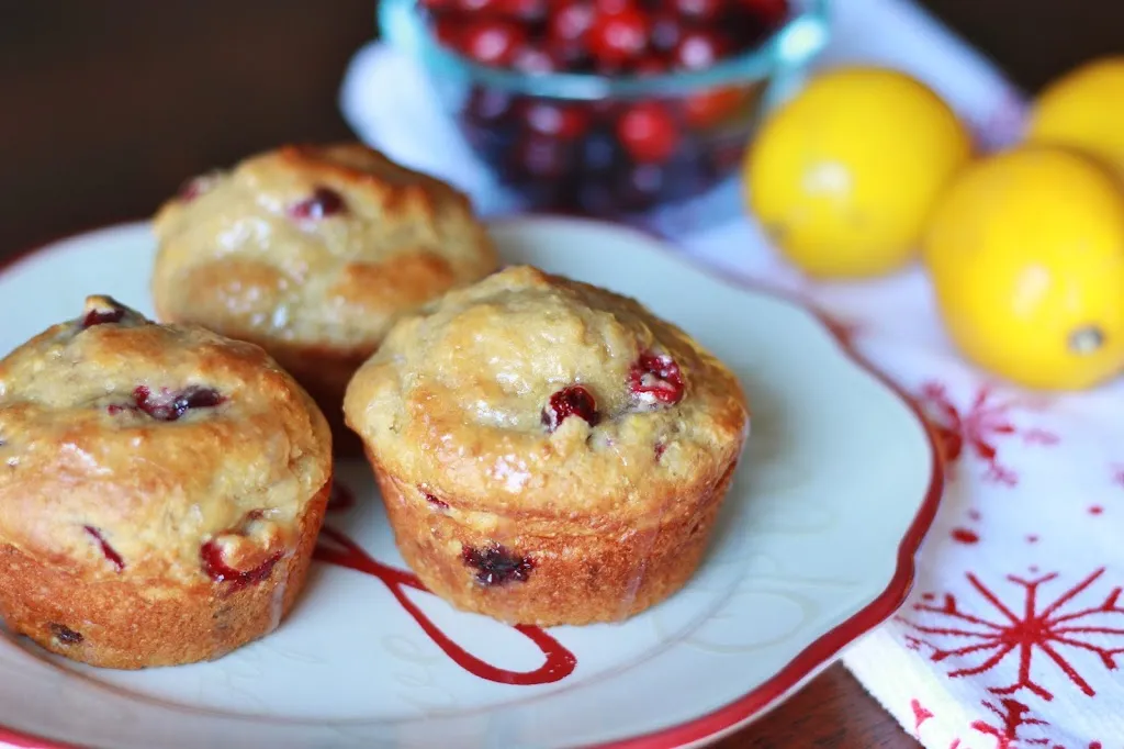 Meyer Lemon And Fresh Cranberry Muffins