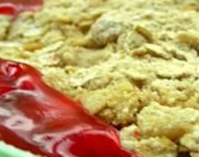 Microwave Cherry Crisp