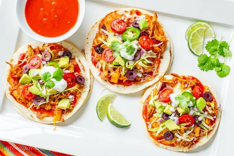 Microwave Mexican Pizza