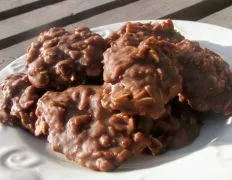 Microwave No- Bake Chocolate Oatmeal Cookies