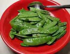 Microwave Snow Peas