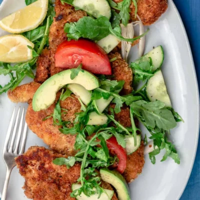 Middle Eastern Chicken Schnitzel