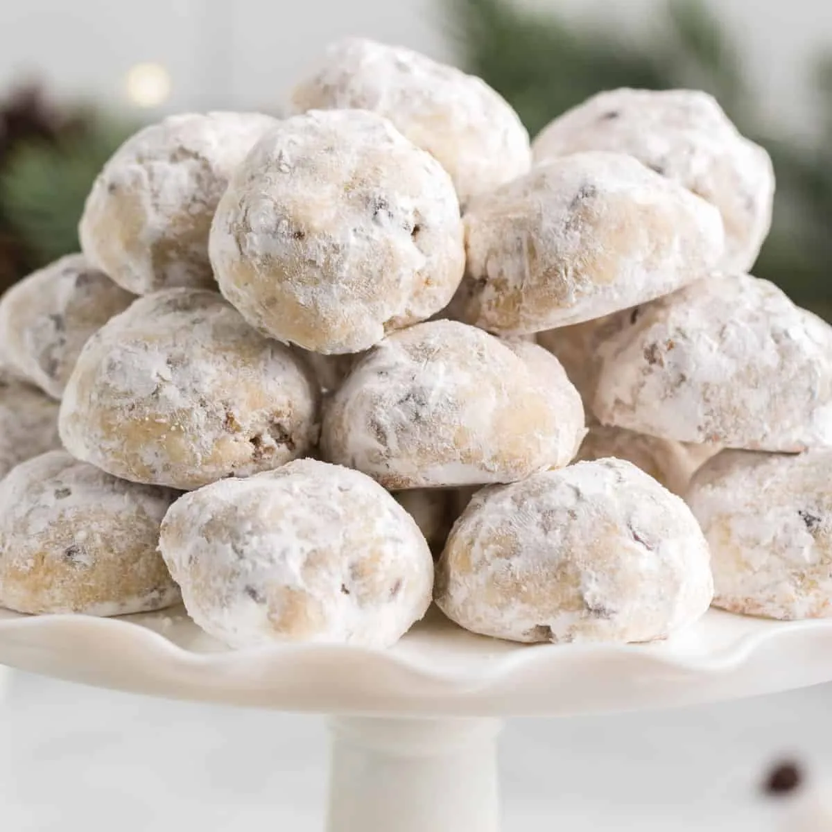 Mini Chip Snowball Cookies