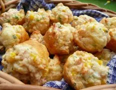 Mini Corn & Ham Muffins