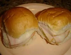 Mini Hot Ham &Amp; Swiss Sandwiches