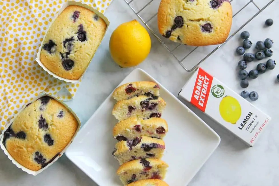 Mini Lemon Blueberry Cakes