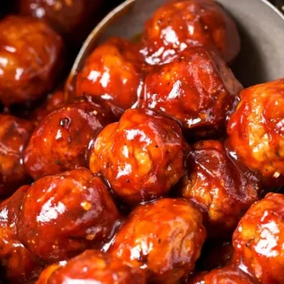Mini Meatballs In Cranberry Sauce