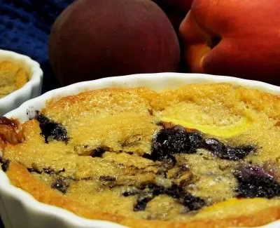 Mini Peachberry Cobblers