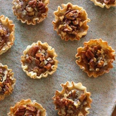 Mini Pecan Phyllo Tarts