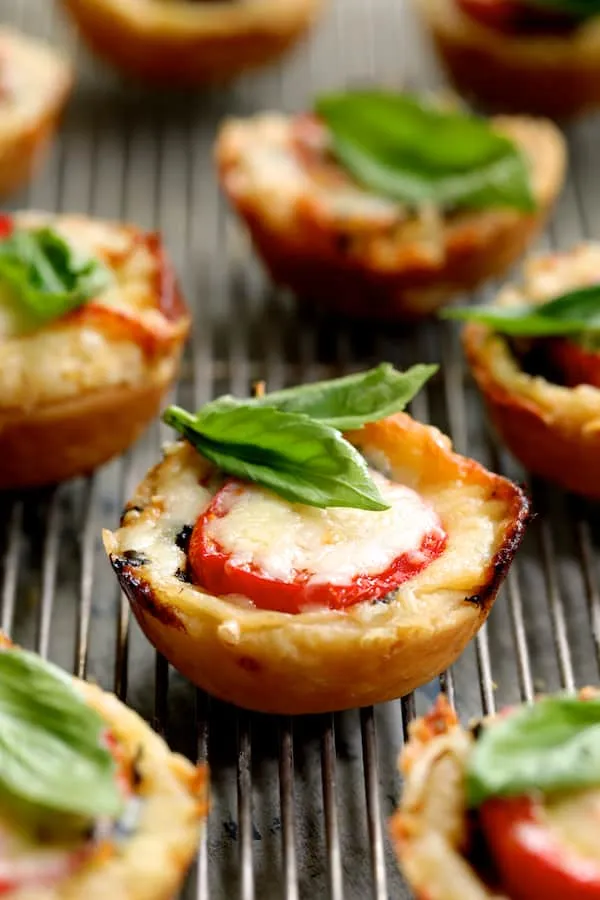 Mini Tomato And Basil Tartlets