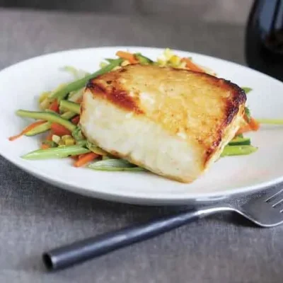 Miso Glazed Halibut