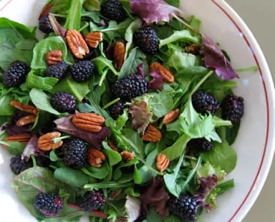 Mixed Baby Greens With Pomegranate