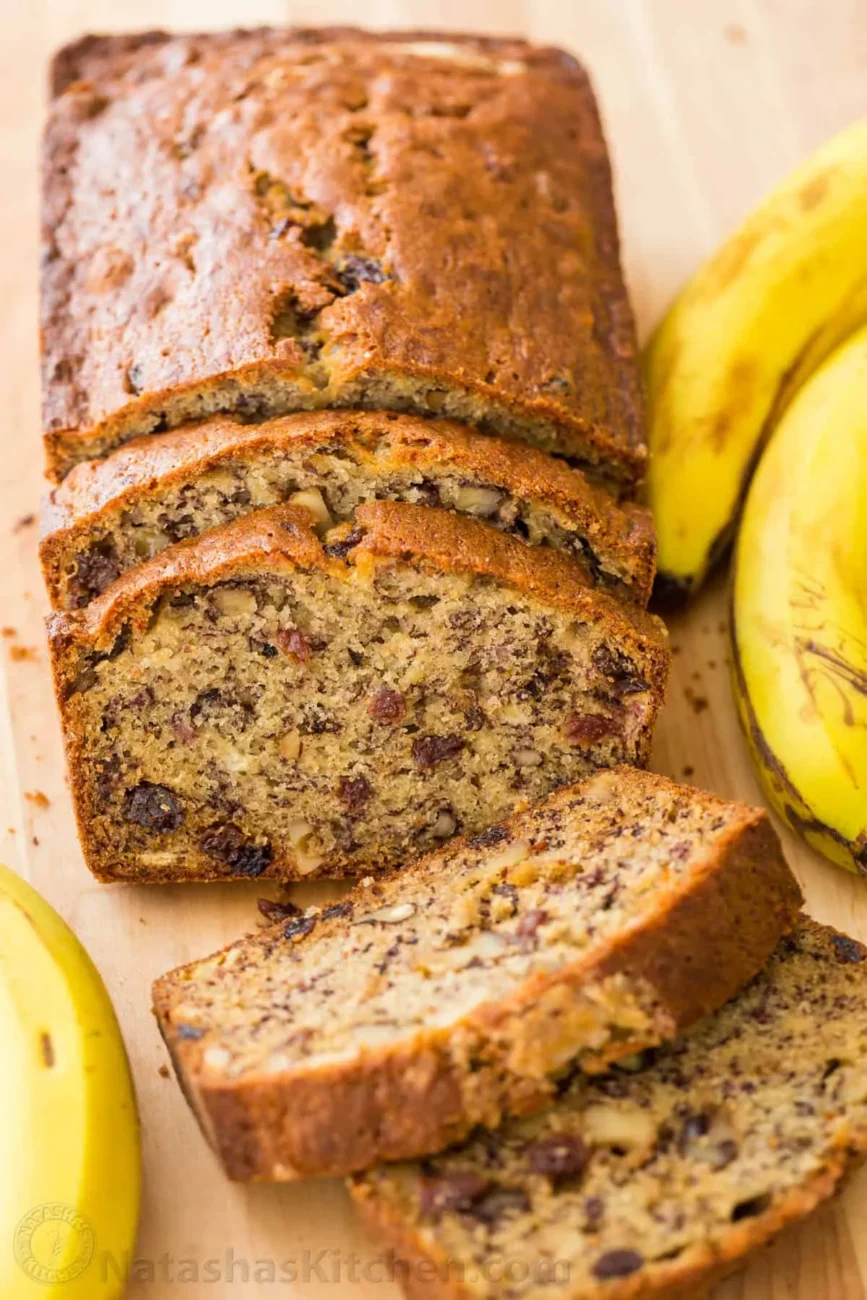 Moist And Delicious Banana Bread