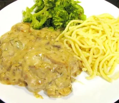 Moist Baked Breaded Pork Chops In