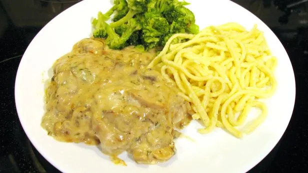 Moist Baked Breaded Pork Chops In