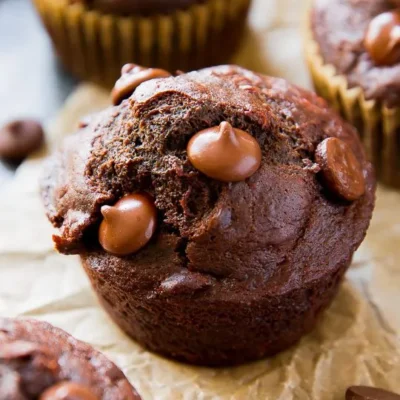 Moist Chocolate Banana Whole Wheat Cupcakes