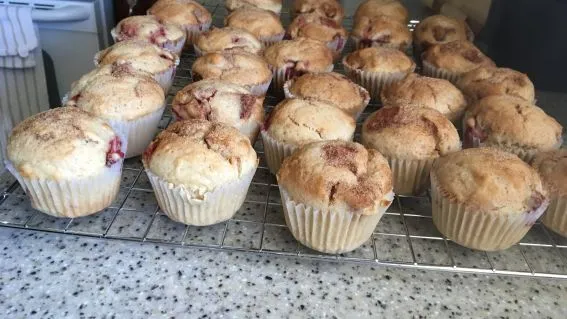 Moist & Fluffy Strawberry Buttermilk Muffin Recipe