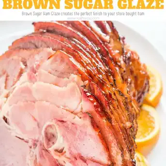 Molasses Glazed Ham Steak