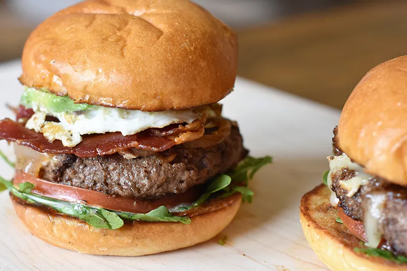 Moms Brisket Burgers