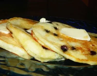 Moms Famous Blueberry Pancakes