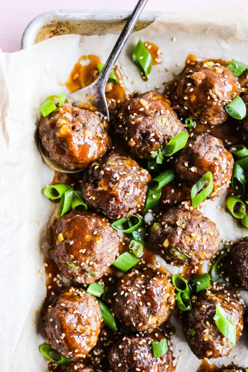 Mongolian Beef Meatballs