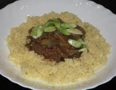 Mongolian Lamb Casserole With Couscous