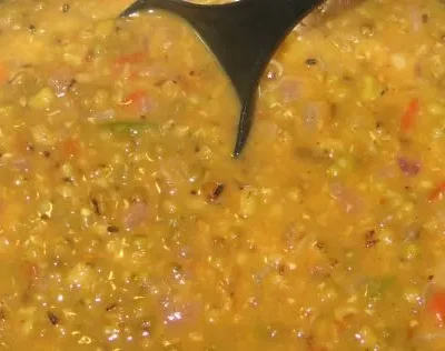 Moong Sabzi Lentil Vegetable Mix