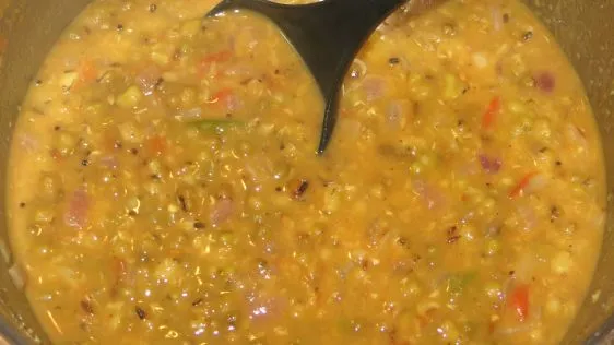 Moong Sabzi Lentil Vegetable Mix