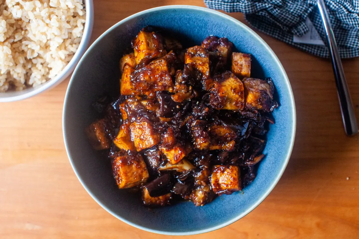 Moosewoods Eggplant With Miso Sauce