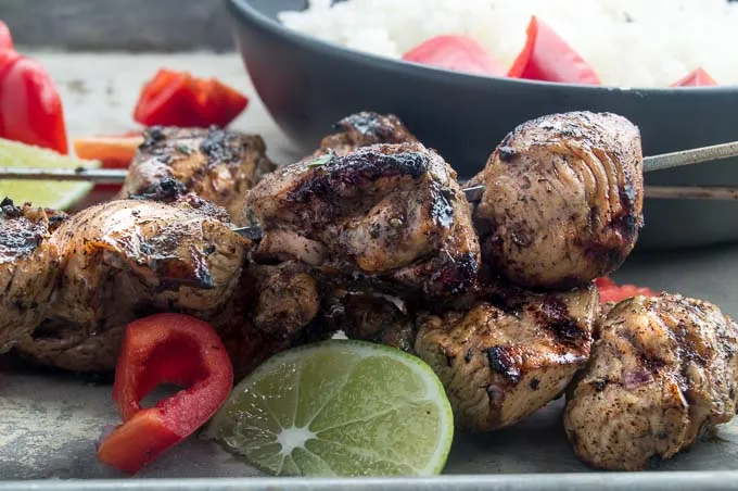 Moroccan Chicken Kabobs