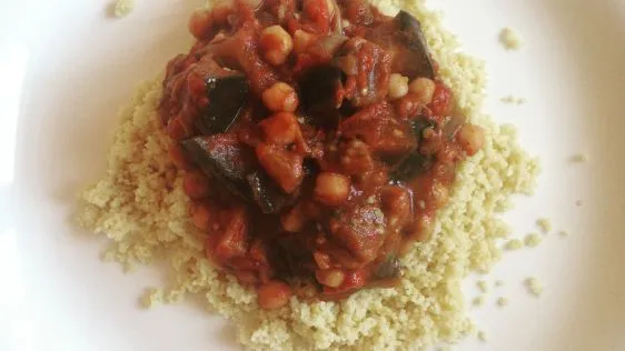 Moroccan Chickpea And Eggplant