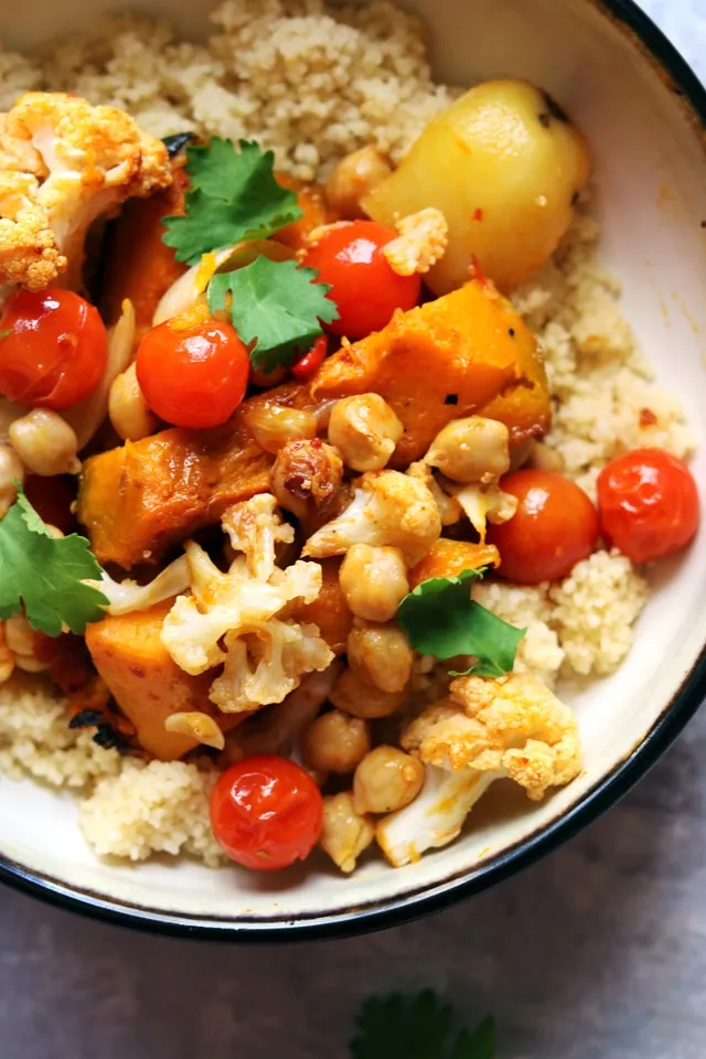 Moroccan Couscous & Chickpeas