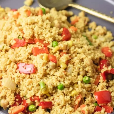 Moroccan-Inspired Spicy Vegetable Couscous Delight